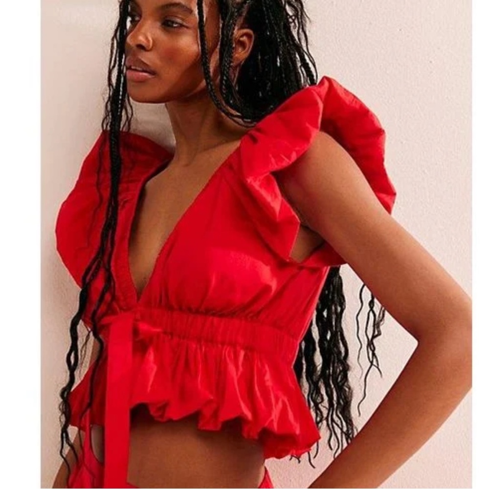 Free People Bring the Bubble Top in Red